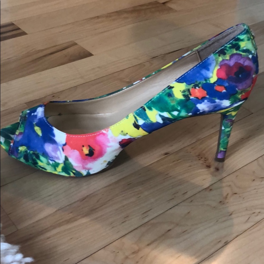 Liz Claiborne open toe heels.